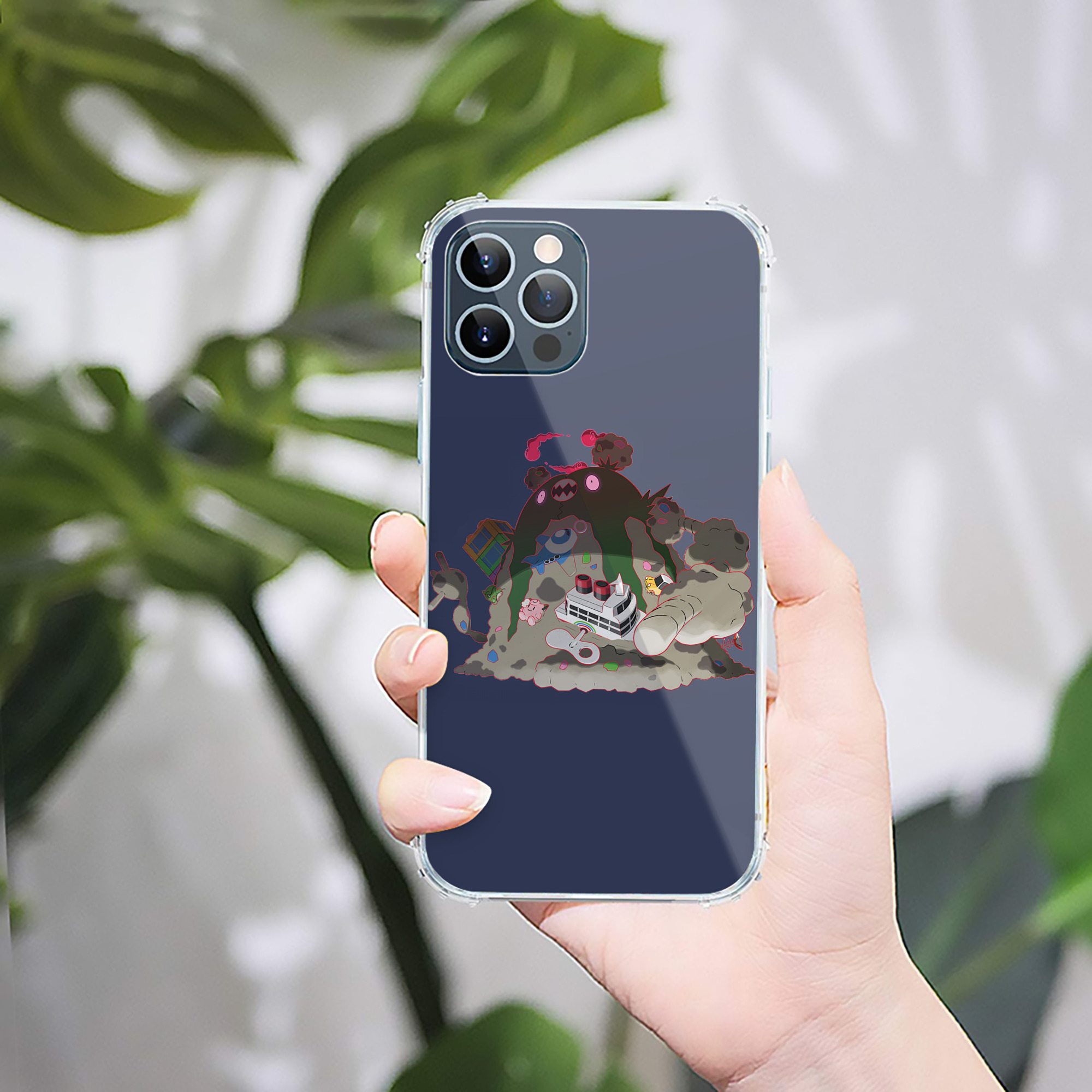 （画像用） ポケットモンスター Pokémon 【iPhone 12シリーズ対応】透明スマホケース（クリアソフトケース）